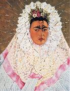 Frida Kahlo Diego in My Thoughts painting